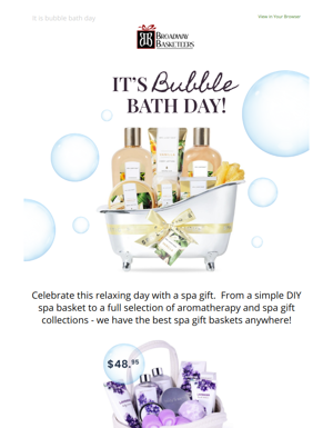 Celebrate Bubble Bath Day!