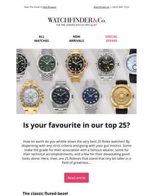 The Best 25 Rolex Watches
