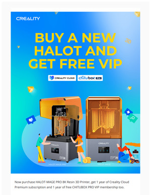 Buy A New HALOT And Get Free VIP