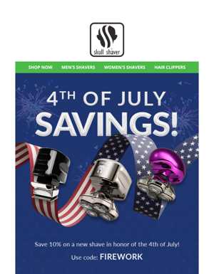 Don’t Miss Our 4th Of July Sale! 🦅
