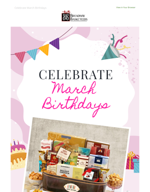 Celebrate March Birthdays With Us! 🎂