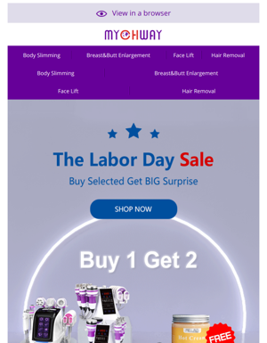 Labor Day Sale Is On : Get Free Gifts Now!
