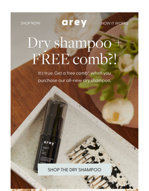 FREE Comb ($22 Value) With Your Purchase