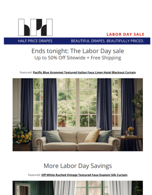 Labor Day Sale Extended! One. More. Day