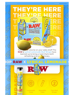 Brand New: RAW X Lyrical Lemonade 🍋