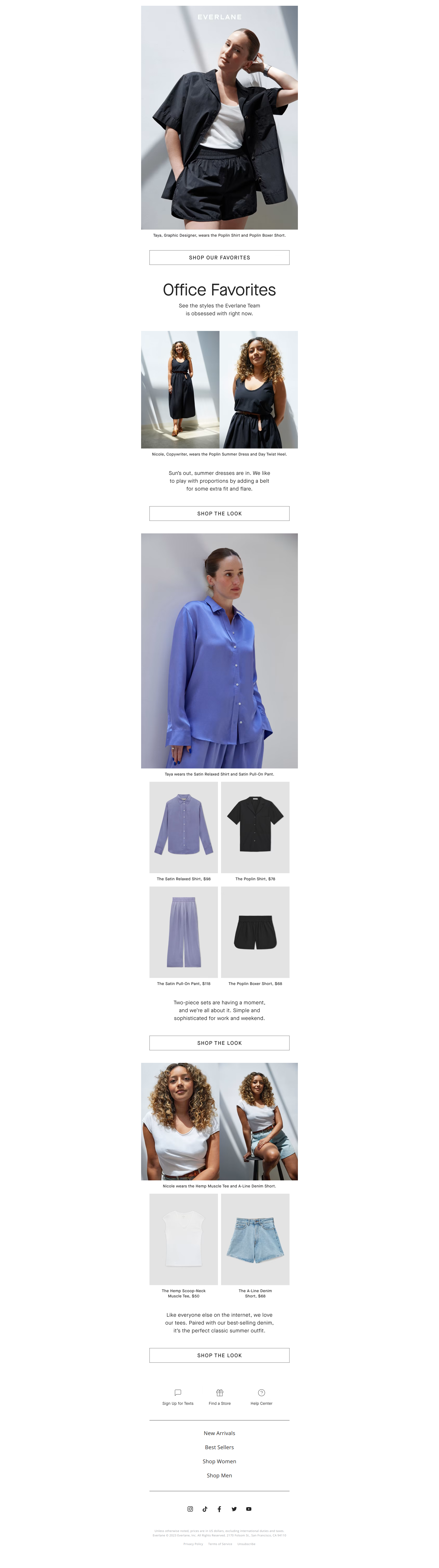 Everlane Team Favorites - Everlane Newsletter