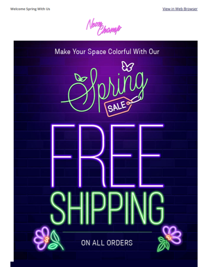 🌷 Spring Special: FREE Shipping On All Neon Signs – Brighten Up Your Space!