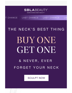 Last Chance To Get A Free Neck Sculpting Wand When You Buy Any Neck Sculpting Wand!!
