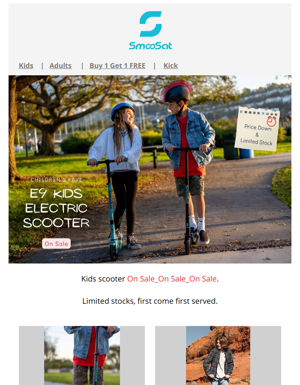 【Free Kids Scooter】【Limited Time Offer】