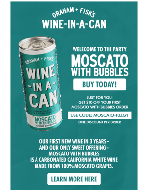 🎉 Introducing MOSCATO WITH BUBBLES! 🎉