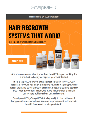 Hair Regrowth Systems That Work 🙌
