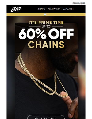 FINAL HOURS! 😰 Up To 60% Off Chains Ends Tonight