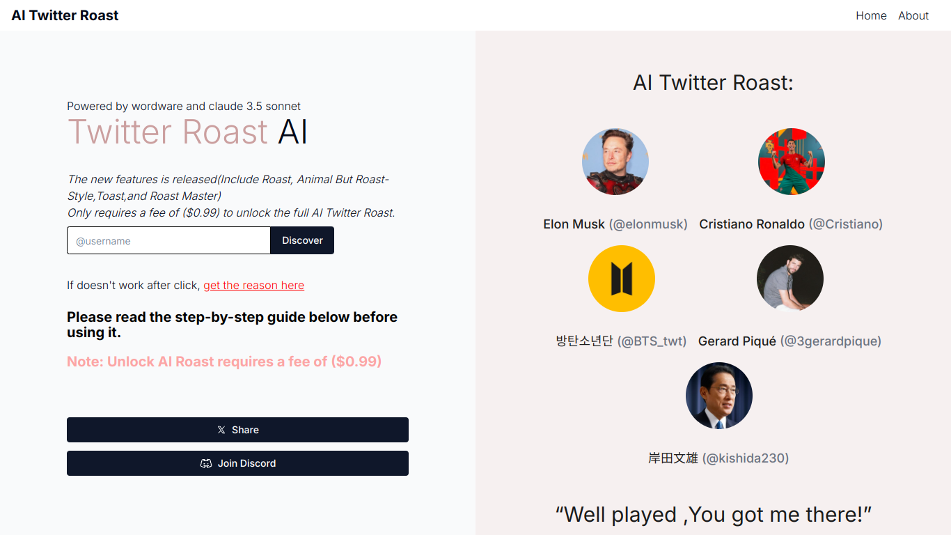 AI Twitter Roast Review