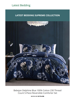 Don't Miss! The Best Bedding Sale Of The Year In This Summer By Latest Bedding.