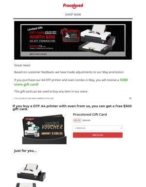 Procolored May Promotion 2