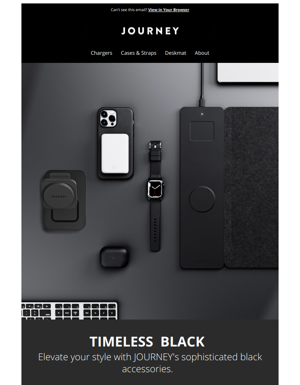 Black Is Back: Elevate Your Apple Devices With Our All Black Accessories!