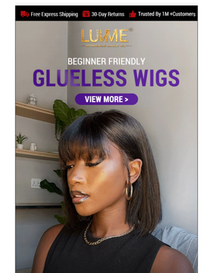 💁‍♀️Perfect For Beginners! Effortless Glueless Lace Wig