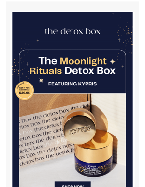 HERE FOR MARCH: The Moonlight Rituals Detox Box💫