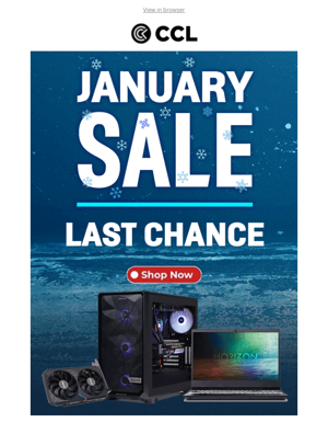🔵 LAST CHANCE: DON'T MISS JANUARY SALE PRICES 🔵