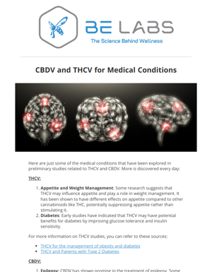 CBDV And THCV Potential For Medical Conditions