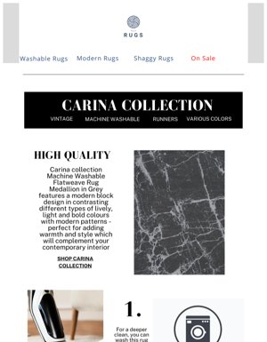 MOST LIKED RUGS 'CARINA COLLECTION'
