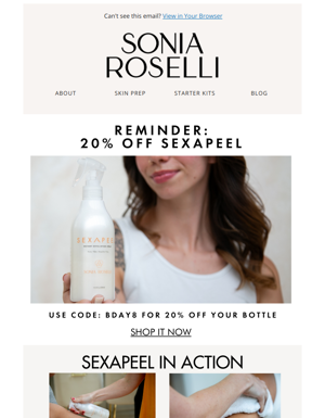 👀 Ready For 20% Off Sexapeel, Friend?