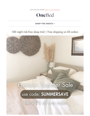 Summer Sale Alert: Get 20% Off ANY Order