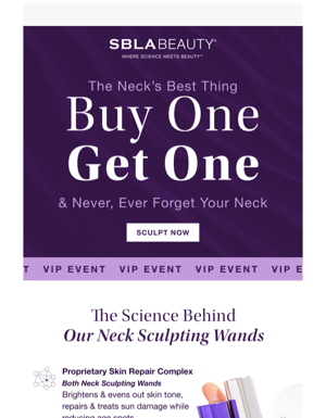 Buy Any Neck Sculpting Wand & Get One Free! Ends Soon!
