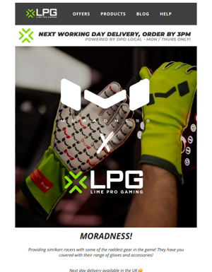 Moradness Sim Racing Gloves! 🏎️ 💨