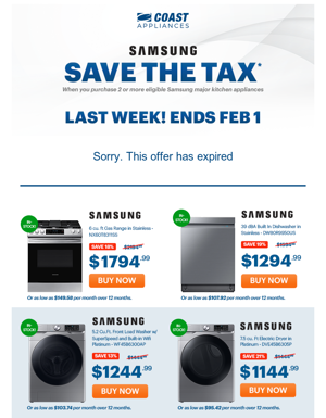 ⏰ Last Call For Samsung Save The Tax! 🤑