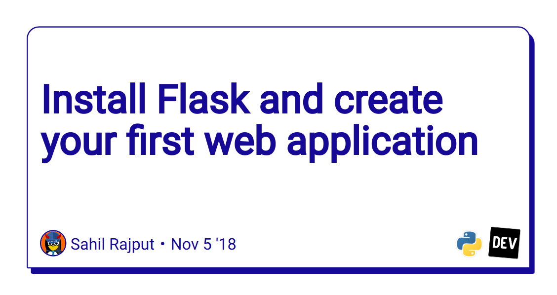 Flask install