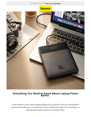 Do You Need A Laptop Power Bank? 🧠