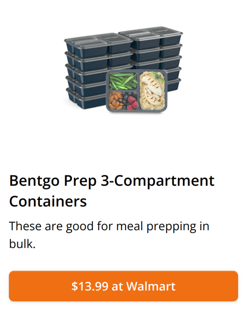 Bentgo Prep 3-Compartment Containers