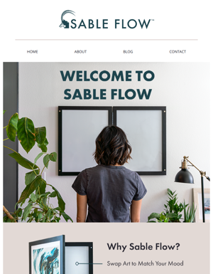 Welcome To Sable Flow! - 10% Off Coupon Inside!