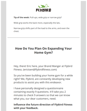 Power Tower Price Down To $199.88. 17% Off For Power Towers, Dip Bars & Hex Dumbbells (Limited Time). Thoughts On Flybird's Future? My Personal Weekly Upper Body Program. Workout Song Recommendation.