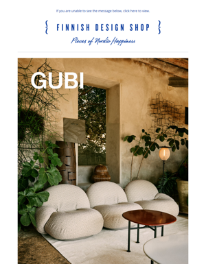 New GUBI Outdoor Collection | TOP 5 For February