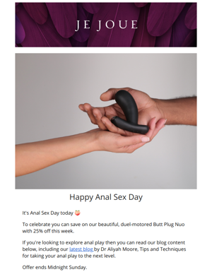Plug Into Pleasure This Anal Sex Day 🍑