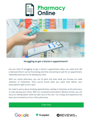 Prescriptions Delivered Directly To Your Door