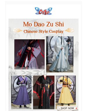 Now! Get Mo Dao Zu Shi Cosplay Costumes!⚡🌠