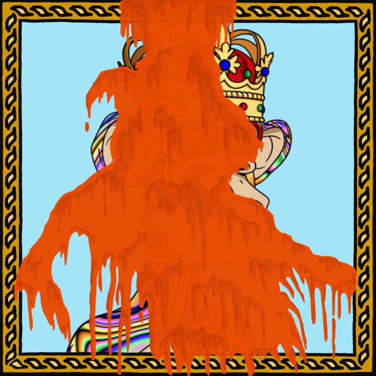 Bored Ape Yacht Club #8585, Splatted, 2022