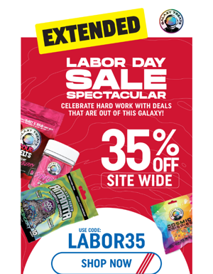 Our Labor Day Sale Spectacular Has Been Extended! 🙌🎉