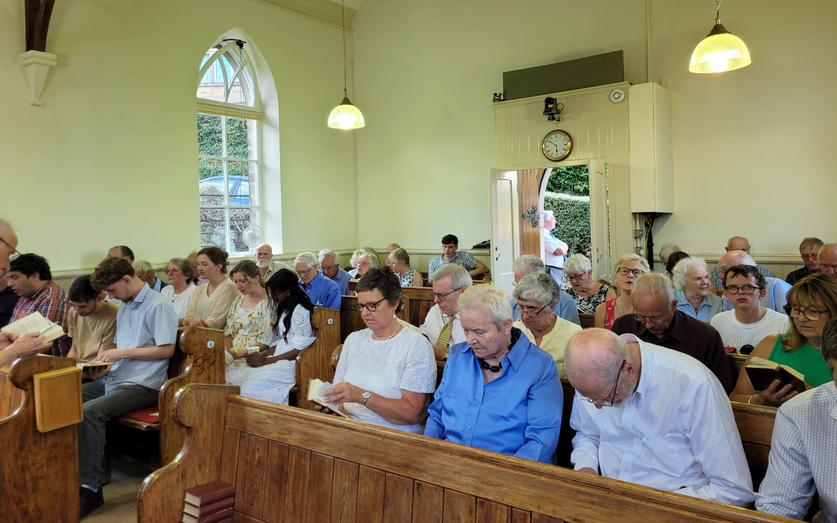 ‘What will you not let go of to have eternal life?’ Geoff Thomas addresses the Stanton Lees Bible Weekend