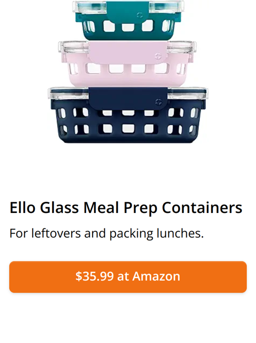 Ello Glass Meal Prep Containers