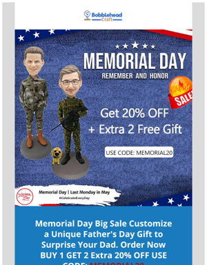 Re: Re: Memorial Day Big Sale Enjoy 20% Off