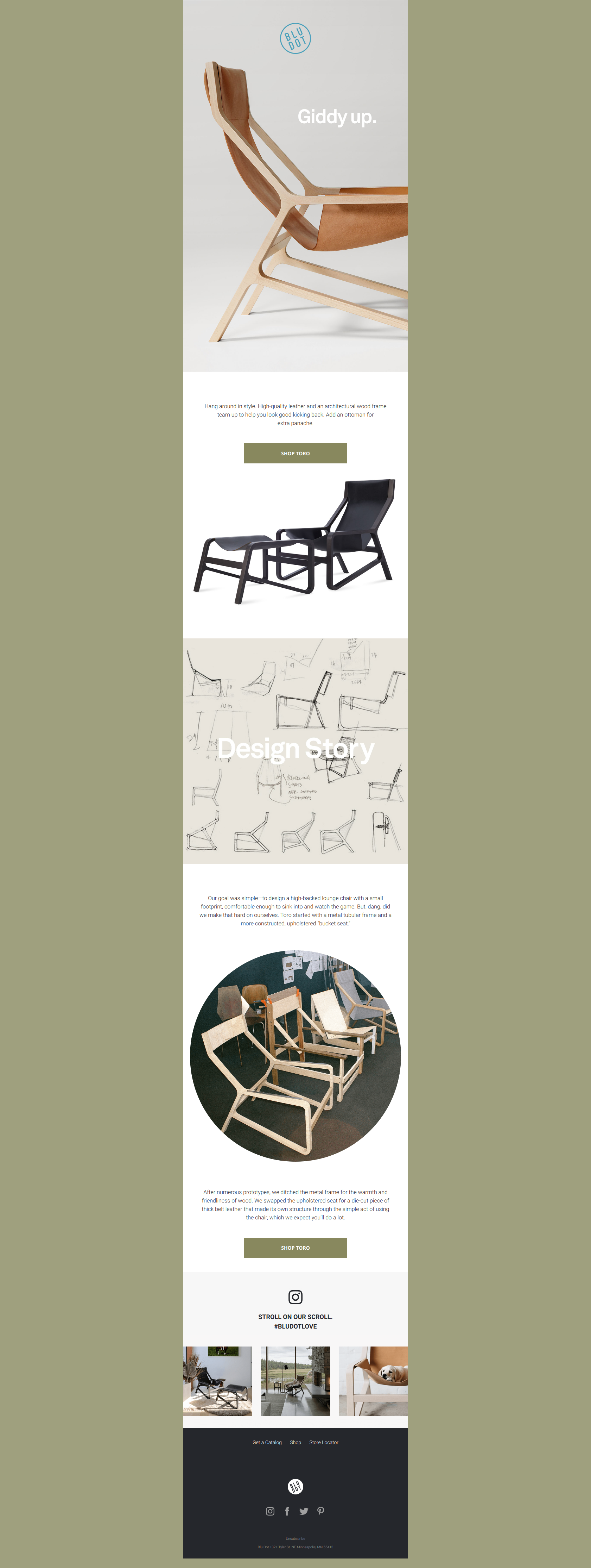 Toro Lounge Chair. - Blu Dot Newsletter