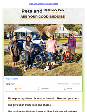 Share Your Pet, Bike And laughter With Us