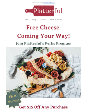 Free Cheese Coming Your Way! 🤩