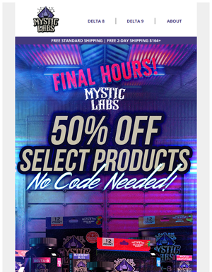 50% Off Ends Tomorrow!