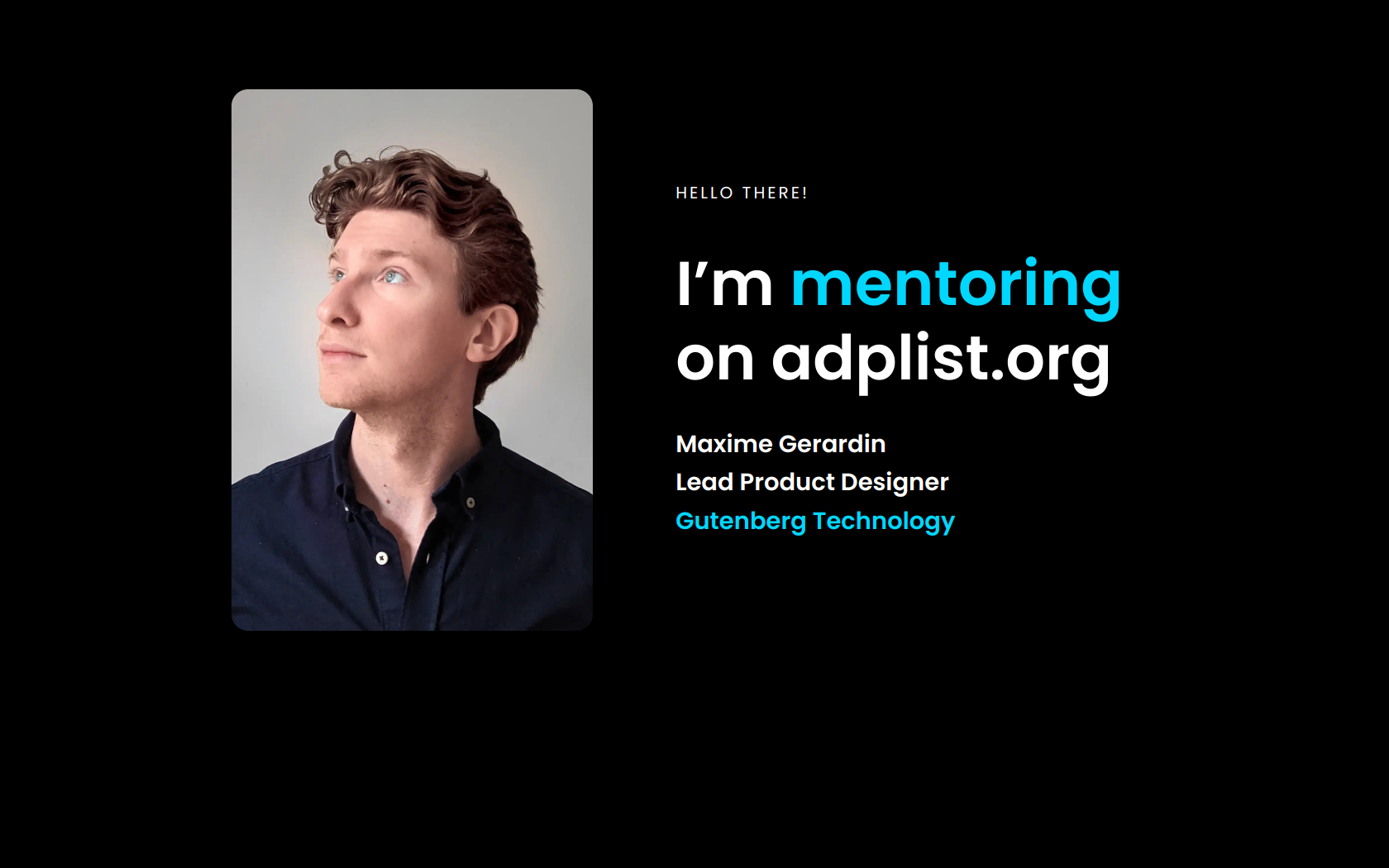 ADPList: Maxime Gerardin