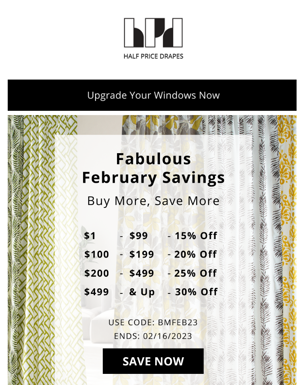 Don't Miss Out On Our Fabulous February Sale - Up To 70% Off!